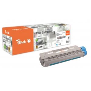 Peach Tonermodul cyan kompatibel zu OKI C 610 DTN 7640155896931