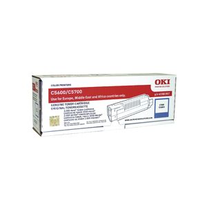 Original  Tonerpatrone cyan OKI C 5700 5031713031413