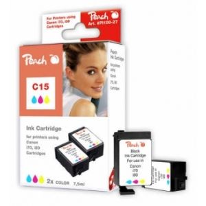 Peach 2  Tintenpatronen color kompatibel zu Canon I 80 7640115948656
