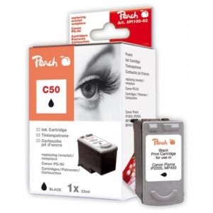 Peach  Druckkopf schwarz kompatibel zu Canon Fax JX 500 7640108779830