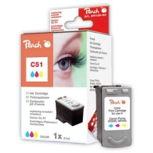 Peach  Druckkopf color kompatibel zu Canon Pixma MP 450 Series 7640108779854