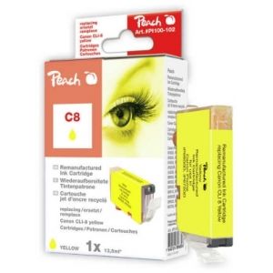 Peach  Tintenpatrone gelb kompatibel zu Canon Pixma IX 4000 R 7640124896856