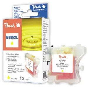 Peach  Tintenpatrone gelb kompatibel zu Brother DCPJ 315 W 7640124899178