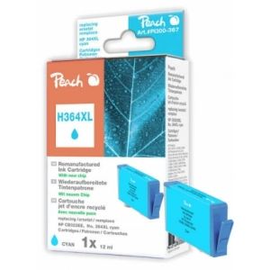 Peach  Tintenpatrone cyan kompatibel zu HP PhotoSmart C 5390 7640148556002