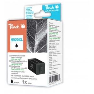 Peach  Tintenpatrone schwarz HC kompatibel zu HP OfficeJet 6500 7640148556064