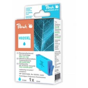 Peach  Tintenpatrone cyan HC kompatibel zu HP OfficeJet 6000 Wireless 7640148556071