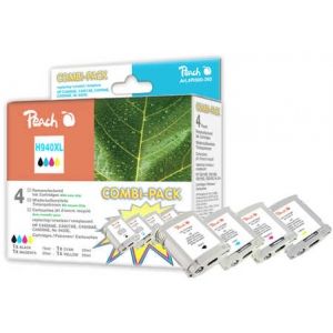 Peach  Spar Pack Tintenpatronen kompatibel zu HP OfficeJet Pro 8500 A Plus 7640155892070