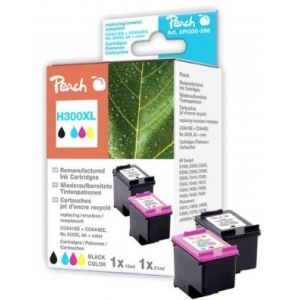 Peach  Spar Pack Druckköpfe kompatibel zu HP PhotoSmart C 4700 Series 7640155893411