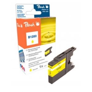 Peach  XL-Tintenpatrone gelb kompatibel zu Brother MFCJ 6510 DW 7640155893770
