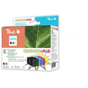 Peach  Spar Pack Plus Tintenpatronen kompatibel zu HP OfficeJet 6500 7640155893954