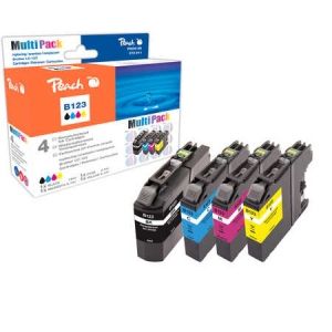 Peach  Spar Pack Tintenpatronen kompatibel zu Brother MFCJ 470 Series 7640155896016
