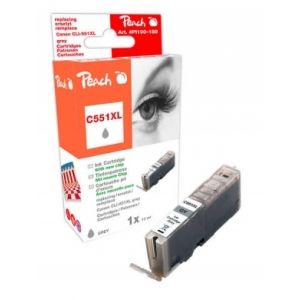 Peach  XL-Tintenpatrone grau kompatibel zu Canon Pixma MG 6350 7640155897471
