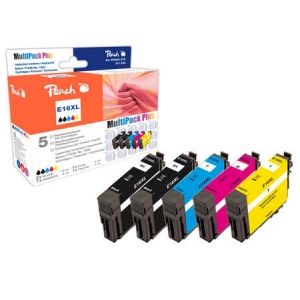 Peach  Spar Pack Plus Tintenpatronen, kompatibel zu Epson WorkForce WF-2760 DWF 7640155898485