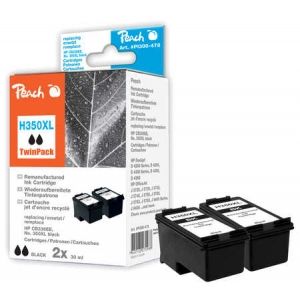 Peach  Doppelpack Druckköpfe schwarz kompatibel zu HP DeskJet D 4368 7640162272988