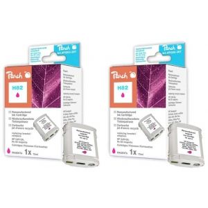 Peach  Doppelpack Tintenpatronen magenta kompatibel zu HP DesignJet 500 PS 42 Inch 7640162273336