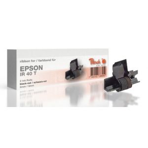 Peach Farbbandkassette kompatibel zu Epson IR 40, schwarz/rote, Gr745, 2 Ink Rolls, 5-Pack, Gr745 HP Color LaserJet Pro MFP 3300 Series 7640182388959