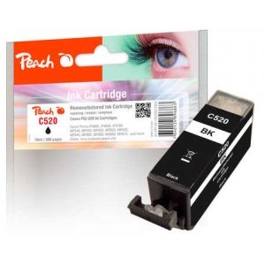 Peach  Tintenpatrone schwarz kompatibel zu Canon Pixma IP 4600 Series 7640124896863