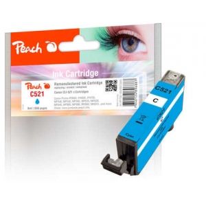 Peach  Tintenpatrone cyan kompatibel zu Canon Pixma IP 4600 Series 7640124896887