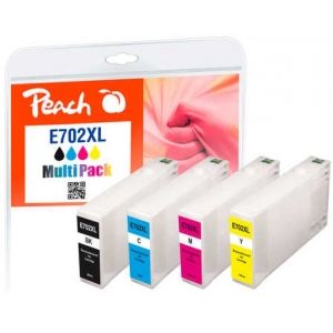 Peach  Spar Pack Tintenpatronen kompatibel zu Epson WorkForce Pro WP-4545 DTWF 7640155896283