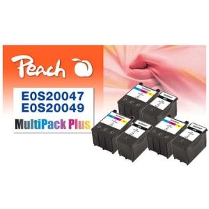 Peach  Spar Pack Plus Tintenpatronen kompatibel zu Epson Machjet 3000 Series 7640162839860