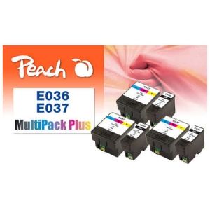 Peach  Spar Pack Plus Tintenpatronen kompatibel zu Epson Stylus C 44 X 7640162839938