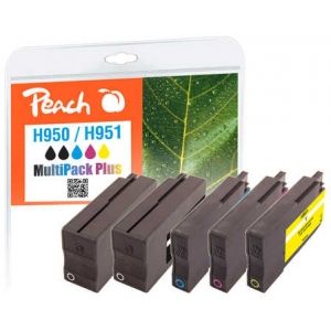 Peach  Spar Pack Plus Tintenpatronen kompatibel zu HP OfficeJet Pro 8610 e-All-in-One 7640164822693