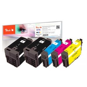 Peach  Spar Pack Plus Tintenpatronen kompatibel zu Epson WorkForce WF-7110 DTW 7640169589232