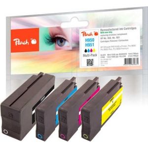 Peach  Spar Pack Tintenpatronen kompatibel zu HP OfficeJet Pro 8100 ePrinter 7640173430216