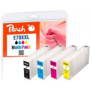 Peach  Spar Pack Tintenpatronen XXL kompatibel zu Epson WorkForce Pro WF-5690 DWF 7640173430506