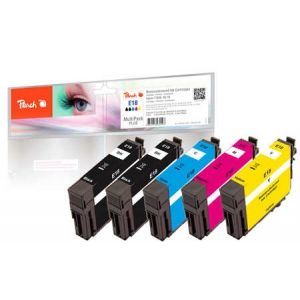 Peach  Spar Pack Plus Tintenpatronen, kompatibel zu Epson Expression Home XP-313 7640173434597