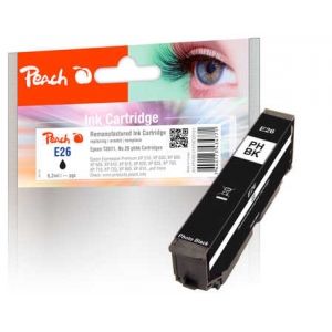 Peach  Tintenpatrone foto schwarz kompatibel zu Epson Expression Premium XP-620 Series 7640173434771