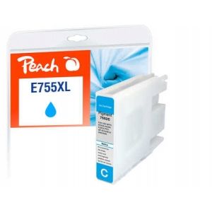 Peach  Tintenpatrone XL cyan kompatibel zu Epson WorkForce Pro WF-8090 DW 7640173433217