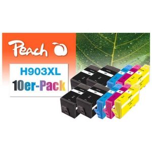 Peach  10er-Pack Tintenpatronen kompatibel zu HP OfficeJet Pro 6950 7640182388607