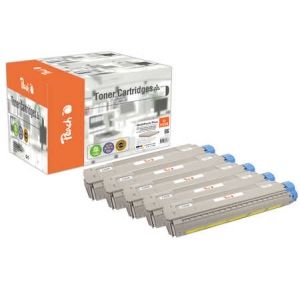 Peach  Spar Pack Plus Tonermodule kompatibel zu OKI C 5900 DN 7640164827087