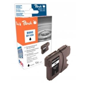 Peach  Tintenpatrone schwarz kompatibel zu Brother MFCJ 615 W 7640164825120