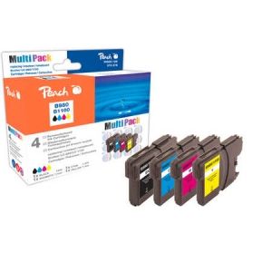 Peach  Spar Pack Tintenpatronen kompatibel zu Brother DCP-160 Series 7640164825168