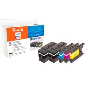 Peach  Spar Pack Plus Tintenpatronen, XL-Füllung, kompatibel zu Brother MFCJ 6510 DW 7640164825298