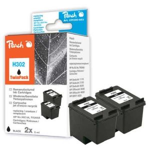 Peach  Doppelpack Druckköpfe schwarz kompatibel zu HP OfficeJet 3836 7640169582899