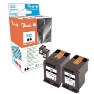 Peach  Doppelpack Druckköpfe schwarz kompatibel zu HP OfficeJet 8045 7640169584060