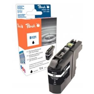Peach  Tintenpatrone schwarz kompatibel zu Brother MFCJ 245 7640169586033
