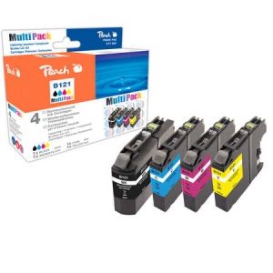 Peach  Spar Pack Tintenpatronen kompatibel zu Brother MFCJ 470 Series 7640169586088