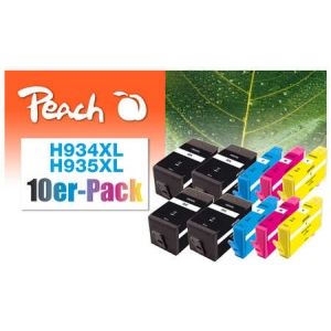 Peach  10er-Pack Tintenpatronen kompatibel zu HP OfficeJet Pro 6235 7640169589737