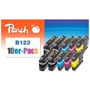 Peach  10er-Pack Tintenpatronen kompatibel zu Brother MFCJ 245 7640173432302