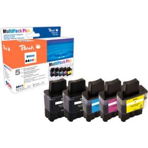 Peach  Spar Pack Plus Tintenpatronen kompatibel zu Brother MFC-610 Series 7640173431985