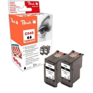 Peach  Doppelpack Druckköpfe schwarz kompatibel zu Canon Pixma TS 3451 7640173432012