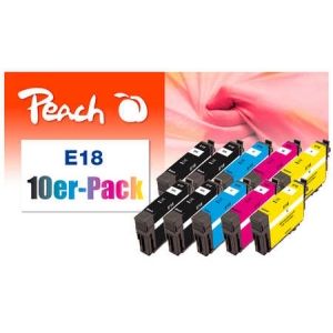 Peach  10er-Pack Tintenpatronen kompatibel zu Epson Expression Home XP-420 Series 7640173437215