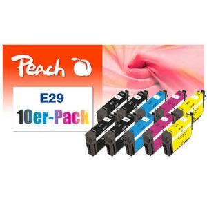Peach  10er-Pack Tintenpatronen kompatibel zu Epson Expression Home XP-442 7640173437246