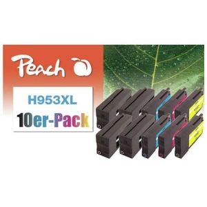 Peach  10er-Pack Tintenpatronen kompatibel zu HP OfficeJet Pro 8740 7640182388584